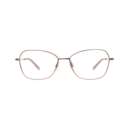 SO Chic 29 Rectangular Titanium Glasses for Women - Front View