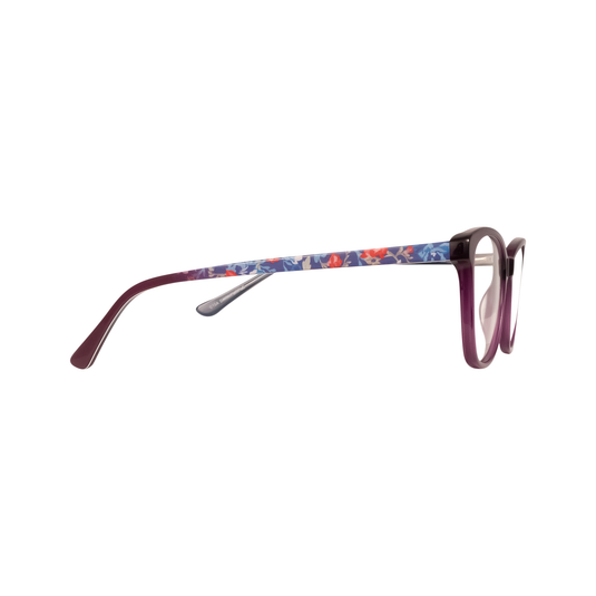 SO Spirited Sienna Women's Rectangular Glasses - Side View