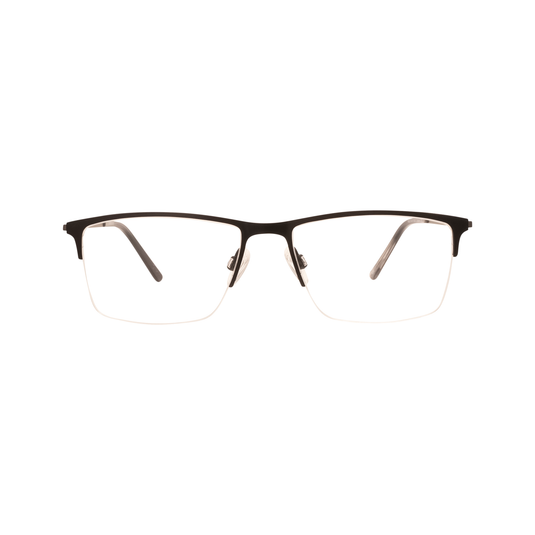 SO Titanium 22 Half-Rim Glasses for Men - Front View