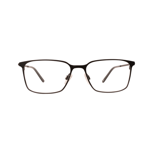 SO Titanium 24 men’s rectangular titanium glasses - Front View