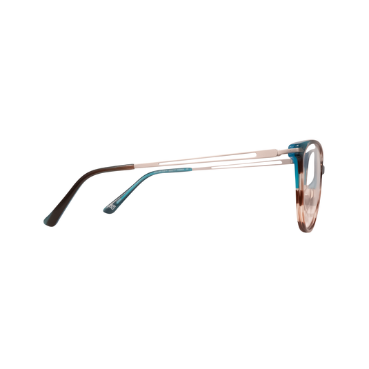 SO Titanium 27 Lightweight Rounded Glasses for Women - Side View