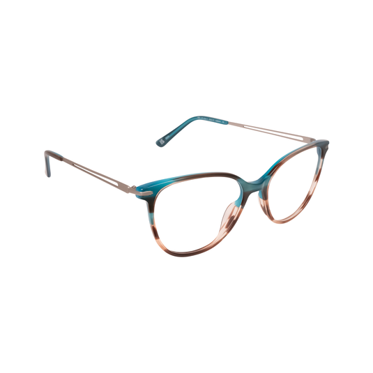 SO Titanium 27 Lightweight Rounded Glasses for Women - Top View