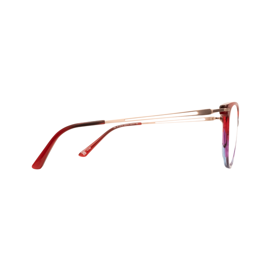 SO Titanium 27 Lightweight Rounded Glasses for Women - Side View
